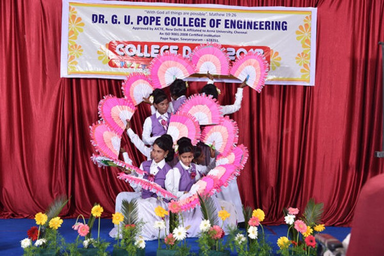 Dr GU Pope College of Engineering, Thoothukudi