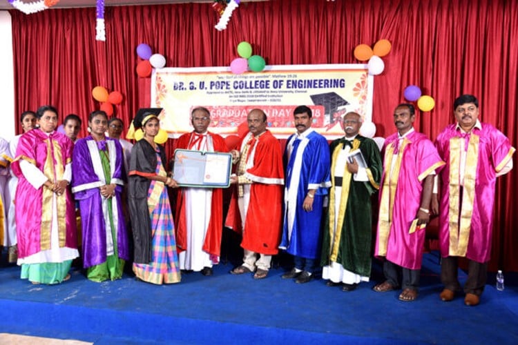 Dr GU Pope College of Engineering, Thoothukudi