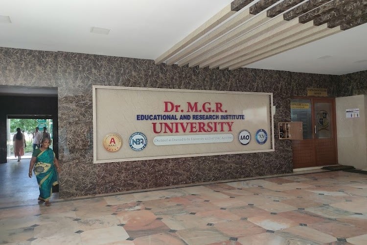 Dr. M.G.R. Educational and Research Institute Directorate of Online Education, Chennai