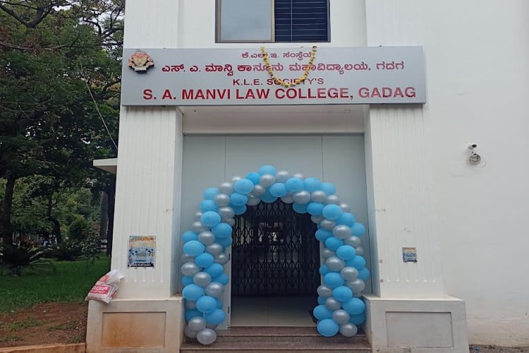 K.L.E. Society's S.A. Manvi Law College, Gadag