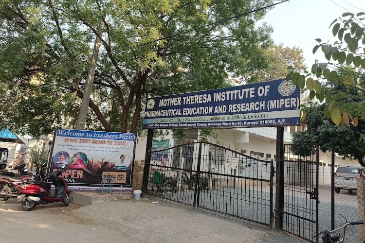 Mother Theresa Institute of Pharmaceutical Education & Research, Kurnool