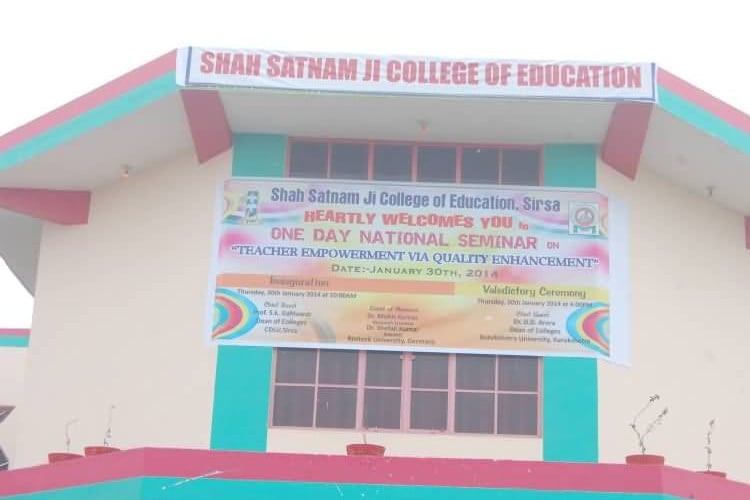 Shah Satnam Ji College of Education, Sirsa