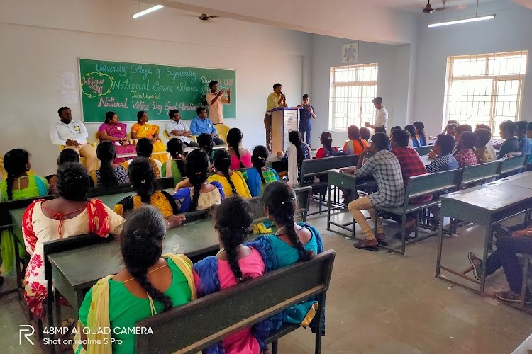 University College of Engineering Thirukkuvalai, Anna University, Nagapattinam