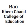 Rao Khem Chand College of Education, Rewari