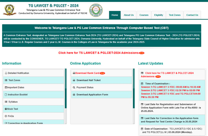 TG LAWCET 2025