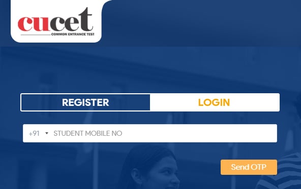 CUCET Login Form